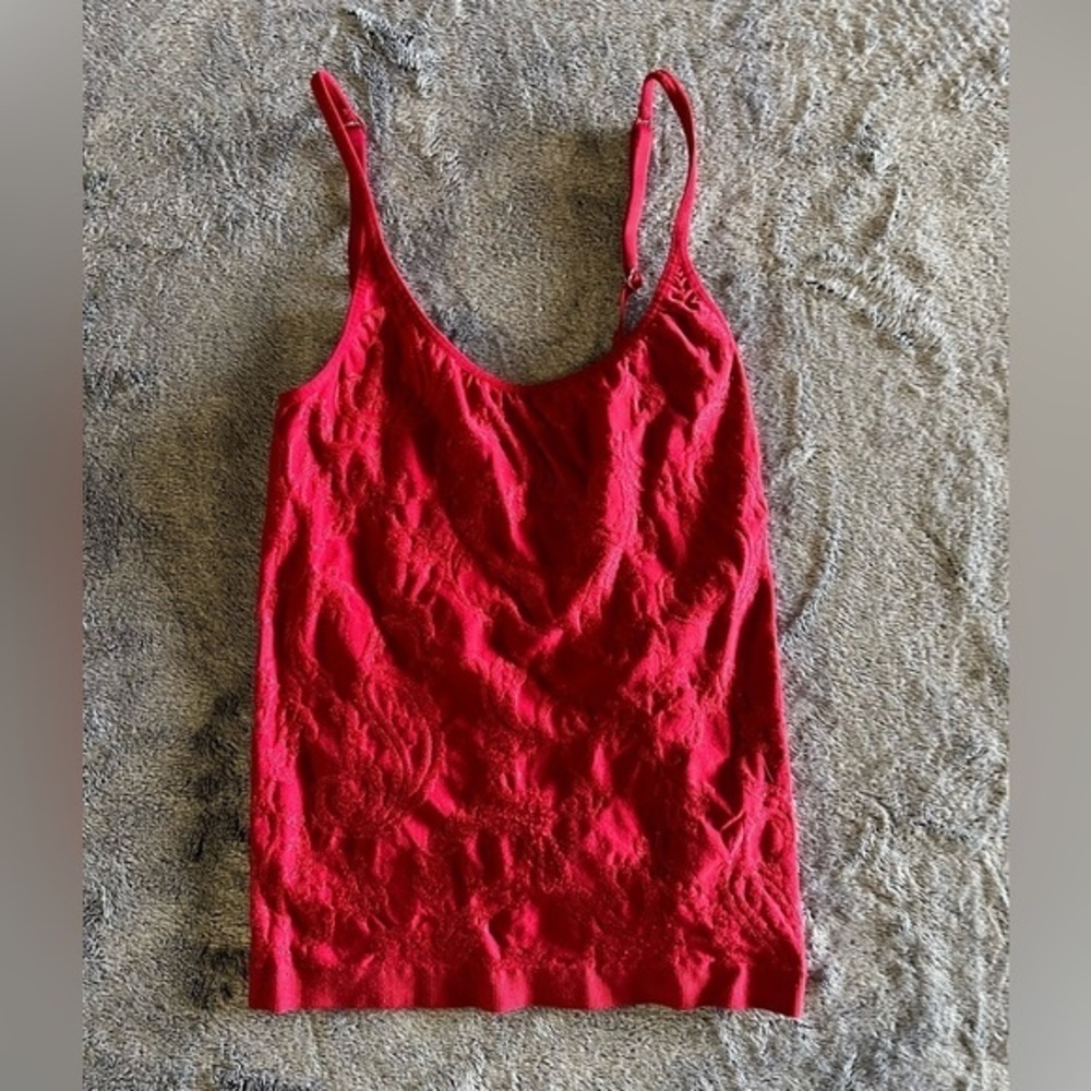 VICTORIA’S SECRET Red Floral Lace Camisole Size XS